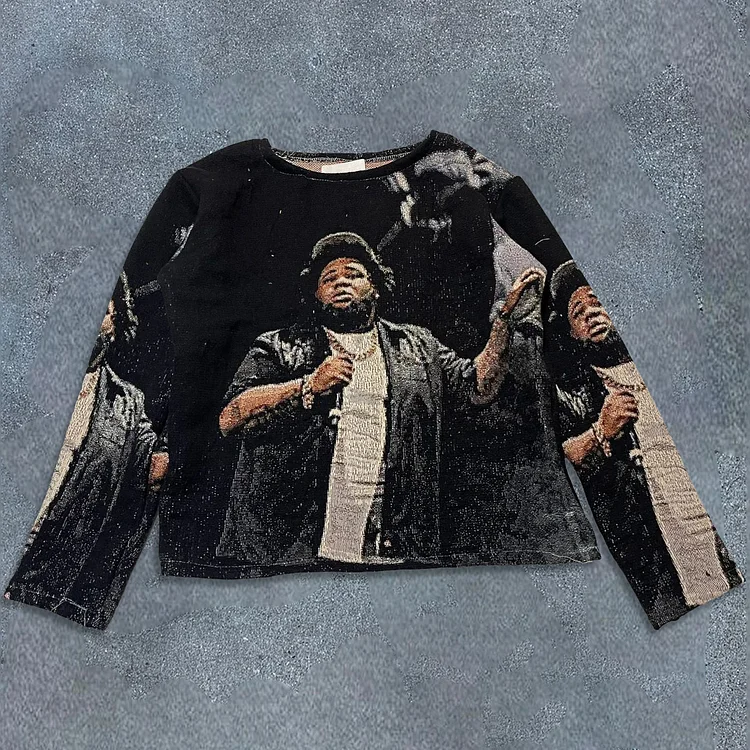 Street Trend Tapestry Retro Sweatshirt