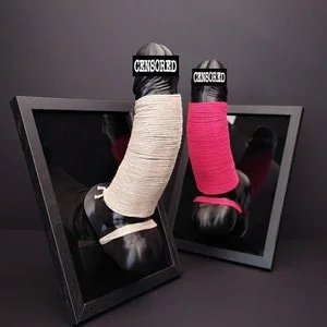 pornhint Pornhint 8 Inch Bondage Penis Art Sculpture Shibari Rope Phallus Statue Erotic BDSM Home Decor Gift