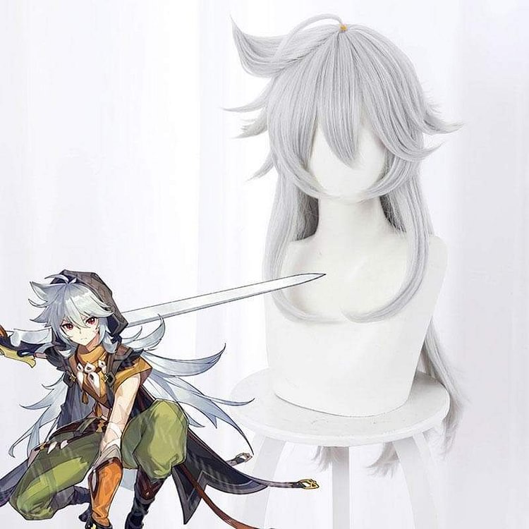 GI Razor Silver Grey Cosplay Wig CC0244