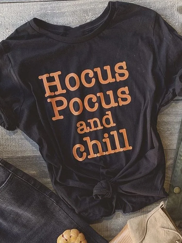 Bestdealfriday Hocus Pocus And Chill Tee 9647880