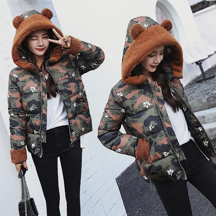 Final Stock! Kawaii Short Winter Fleece Coat SP1710976