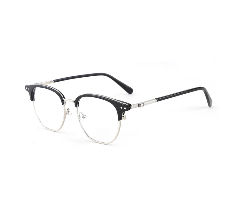 35042 Metal Frame Latest Women Acetate cat eye glasses frame woman Frames Optical Glasses