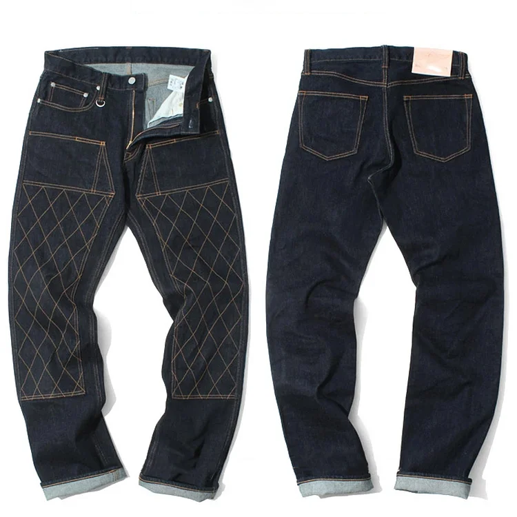 TIMSMEN American Diamond Quilted Straight Casual Pants