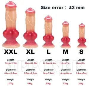 Realistic Big Knot Dildo Fake Anal Penis Vaginal Stimula