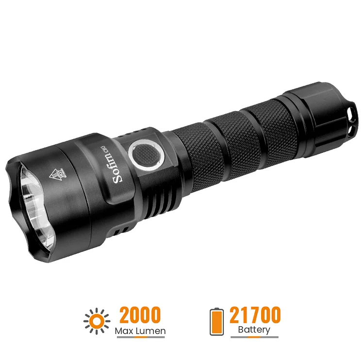 Sofirn C8G Powerful 2000 Lumens Flashlight 