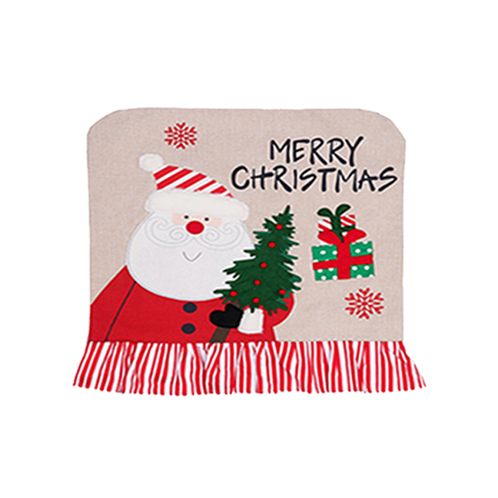 Christmas Decoration Embroidery Old Man Snowman Linen Lace Chair Cover Back, 501 Original
Christmas Decoration Embroidery Old Man Snowman Linen Lace Chair Cover Back, 501 Original