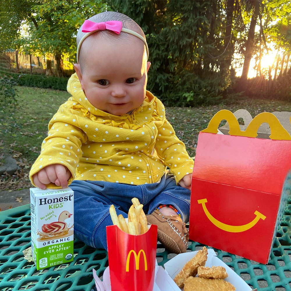 20" Awake Handmade Reborn Baby Doll Realistic Reborn Baby Toddlers Girl