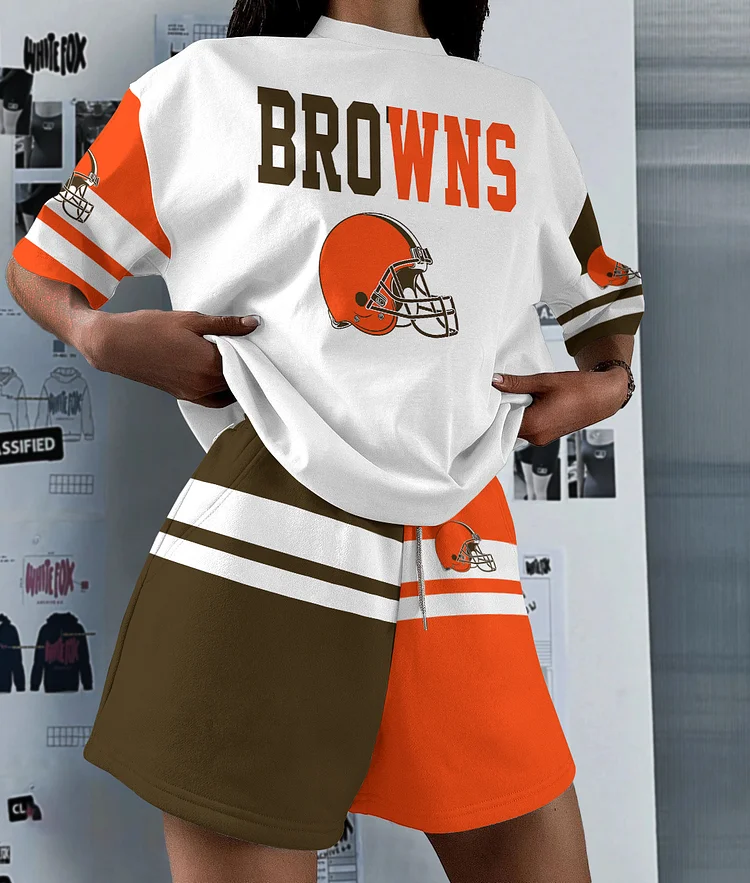 Cleveland Browns  Limited Edition Top And Shorts Two-Piece Suits