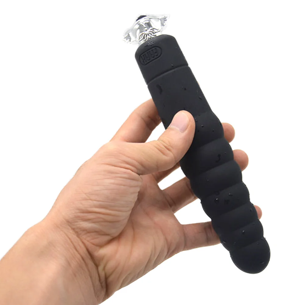 7-frequency Anal Vibrator Dragon Ball Stick Sex Toy For Adults - Rose Toy