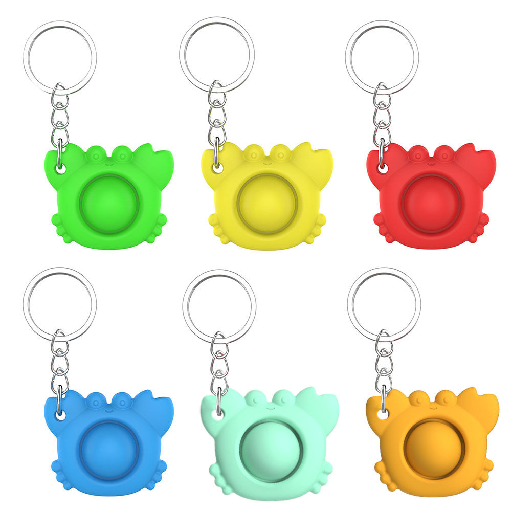 Crab Keychain Autism Needs Stress Reliever Push Bubble Sensory Fidget Toys, Green, 501 Original
Crab Keychain Autism Needs Stress Reliever Push Bubble Sensory Fidget Toys, Green, 501 Original