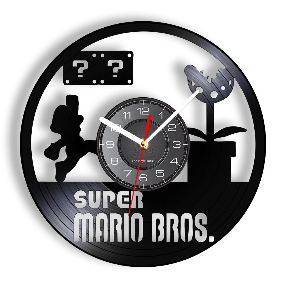 Mushroom Brother Video Game Retro - Vinyl Record Wall Clock - Without LED, 501 Original
Mushroom Brother Video Game Retro - Vinyl Record Wall Clock - Without LED, 501 Original