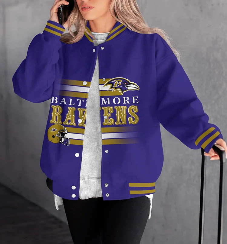 Baltimore Ravens Women Limited Edition Full-Snap Casual Jacket