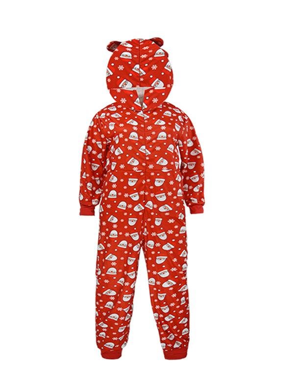 Santa Claus Print Family Matching Christmas Jumpsuit for Children