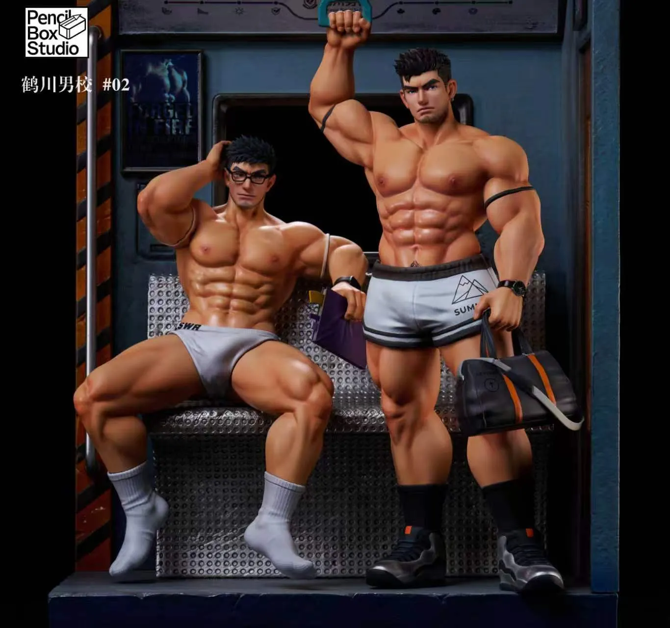 Pencil Box Studio - Tsuru High School for Boys Mathematics Instructor: Mo Qian X Lin Wang 1/6 Scale Statue (Licensed)-