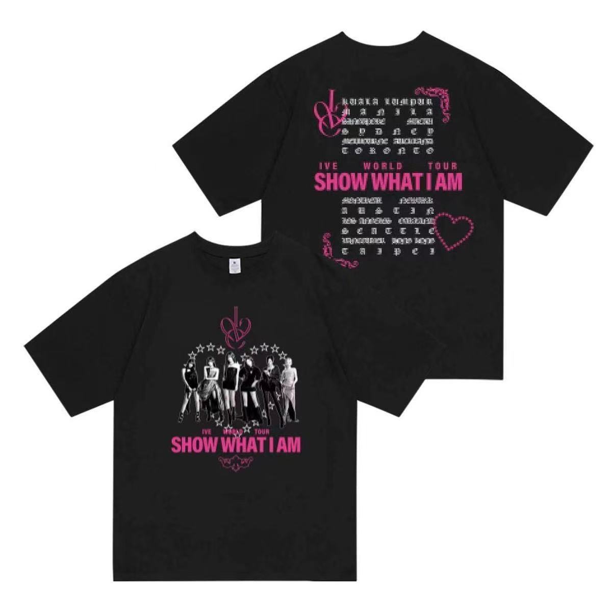 IVE SHOW WHAT I AM WORLD TOUR ICON Heart Tour T-Shirt