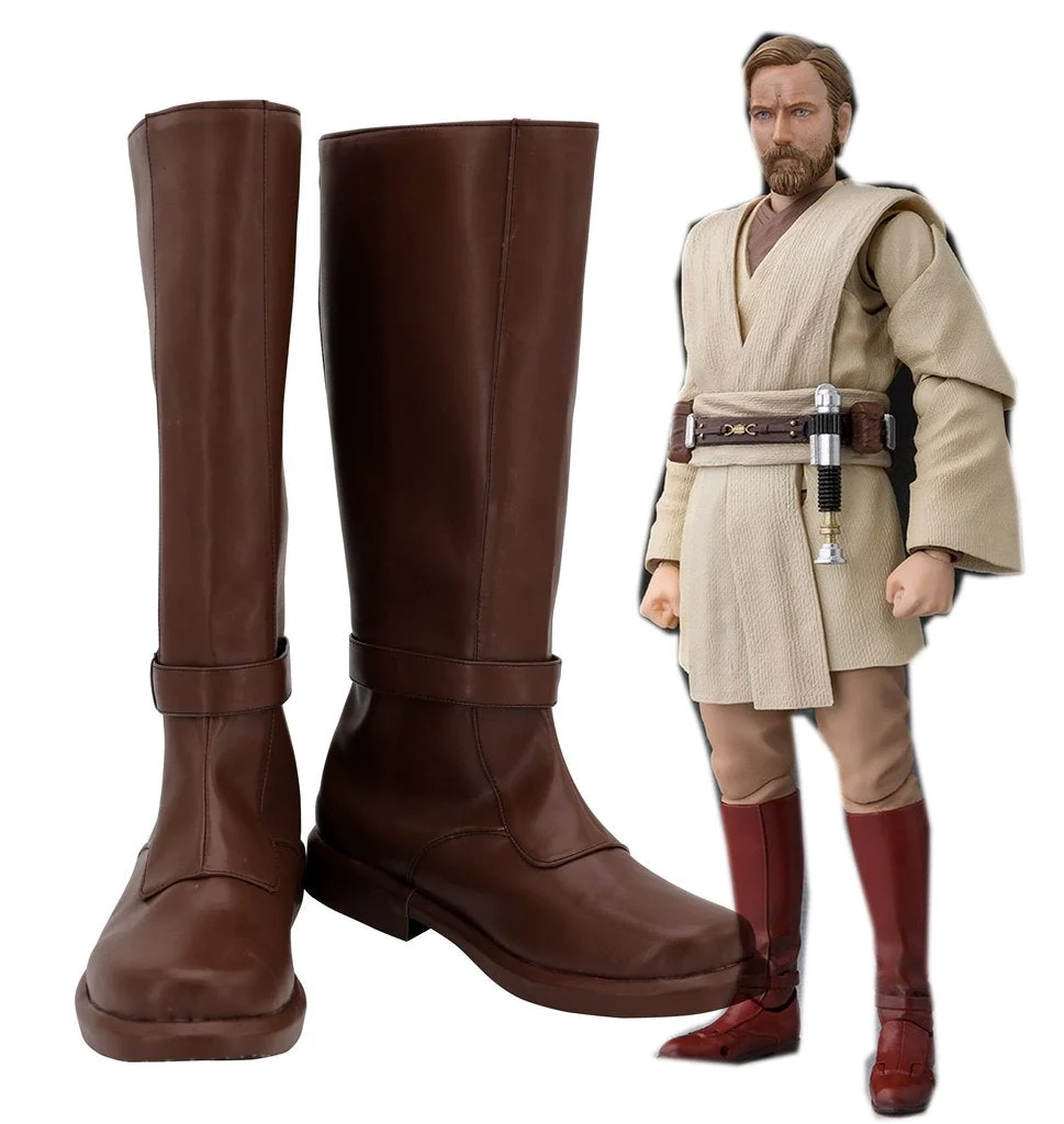 SW Jedi Kenobi Cosplay Shoes