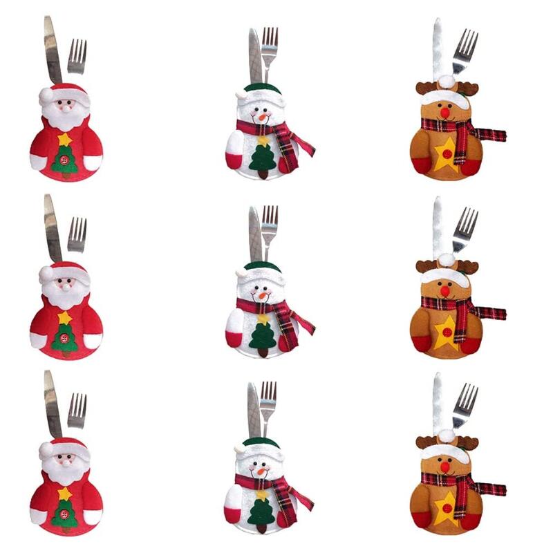 9pcs Christmas Cutlery Holders Knife Fork Bag Home Table Decor Ornaments, 501 Original
9pcs Christmas Cutlery Holders Knife Fork Bag Home Table Decor Ornaments, 501 Original