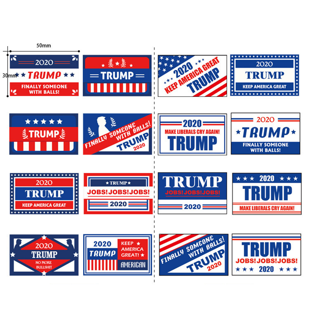 1 Roll US President Donald Trump Stickers Face Decals Keep America Great, 501 Original
1 Roll US President Donald Trump Stickers Face Decals Keep America Great, 501 Original