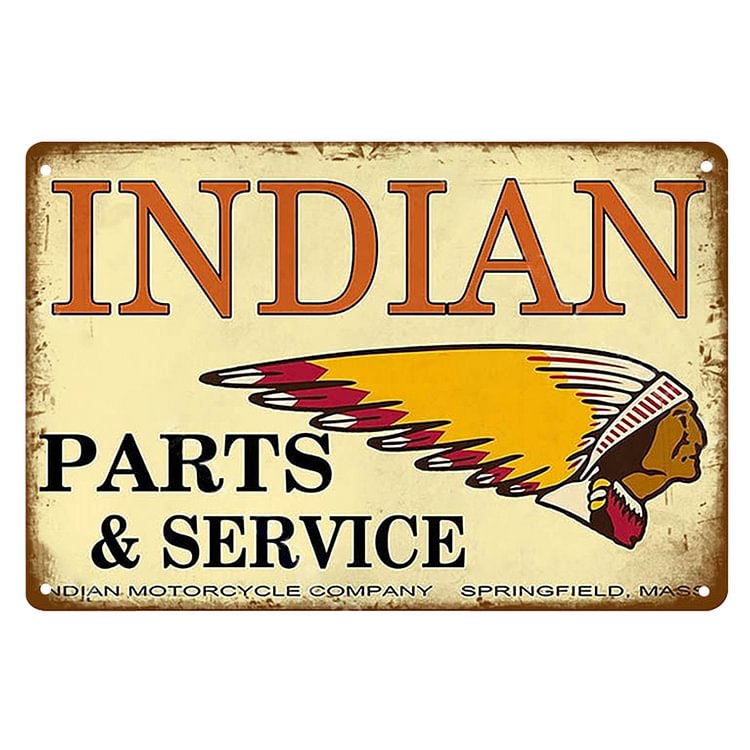 Indian - Vintage Tin Signs/Wooden Signs - 20*30cm/30*40cm
