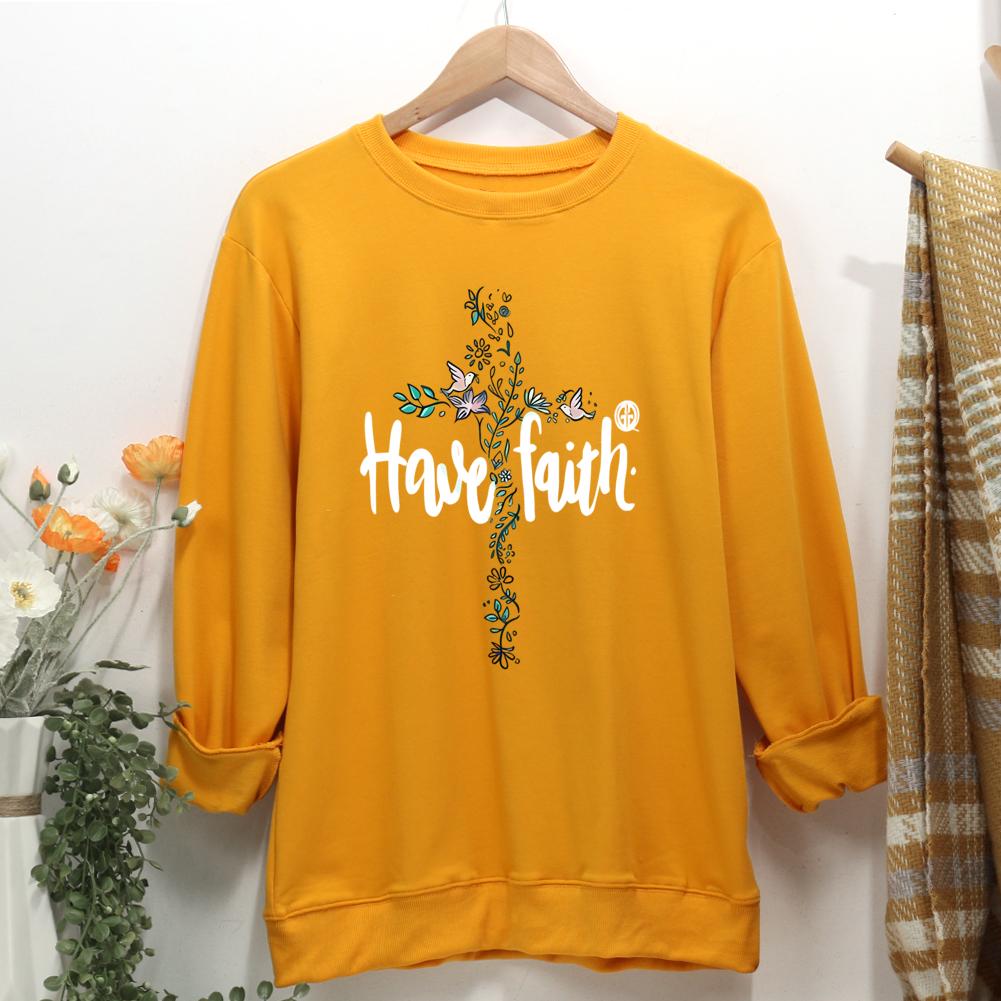 Have Faith Women Casual Sweatshirt-0025088-Guru-buzz