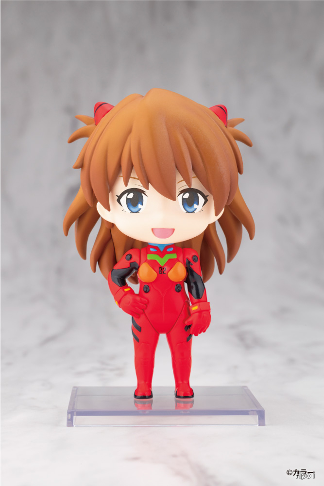 Kotobukiya - OSHI WORKS Mini Rebuild of Evangelion Asuka Langley Shikinami Complete Figure (Licensed)-