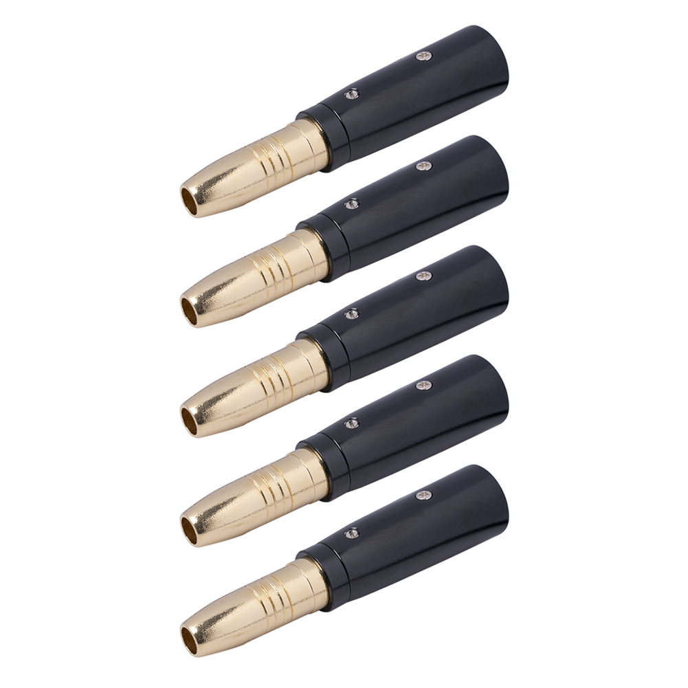 5pcs Gold Plated XLR 3-Pin Female to 1/4 inch 6.35mm Female Audio Adapter, 501 Original
5pcs Gold Plated XLR 3-Pin Female to 1/4 inch 6.35mm Female Audio Adapter, 501 Original