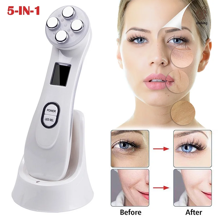 5 in 1 Wrinkle Remove hine Anti Aging RF EMS Face Skin Tightening Multifunctional Beauty Device_ ecoleips_old