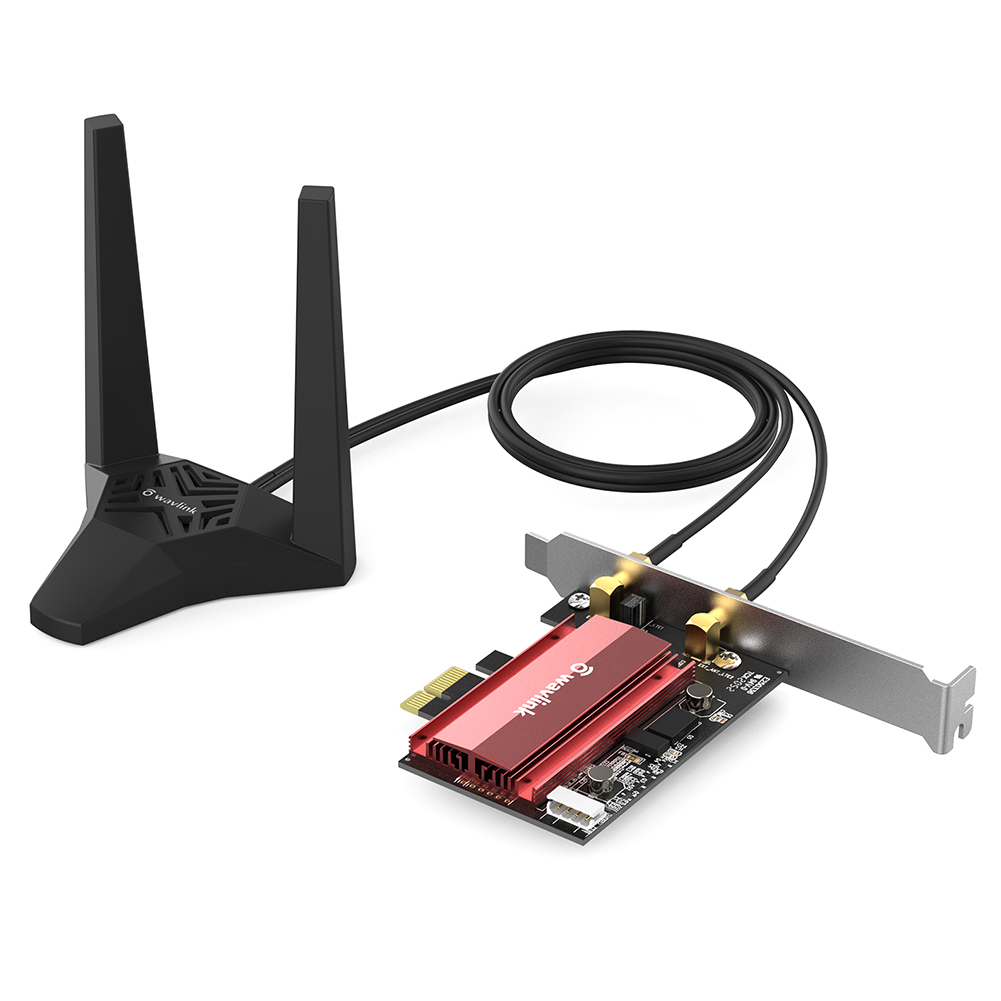 PCIe WiFi 6 Card Bluetooth 5.1 AX3000 WLAN Adapter for Windows 10 64-Bit, 501 Original
PCIe WiFi 6 Card Bluetooth 5.1 AX3000 WLAN Adapter for Windows 10 64-Bit, 501 Original