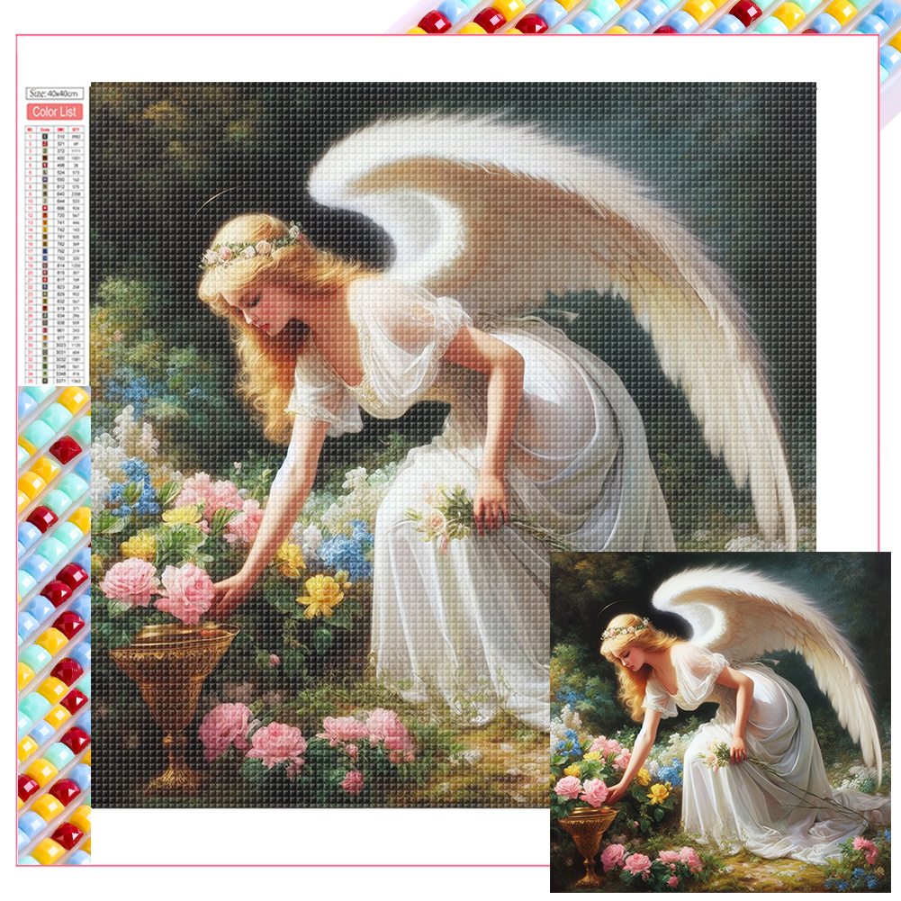 Stitch 40*45CM (Canvas) Full Square Drill Diamond Painting