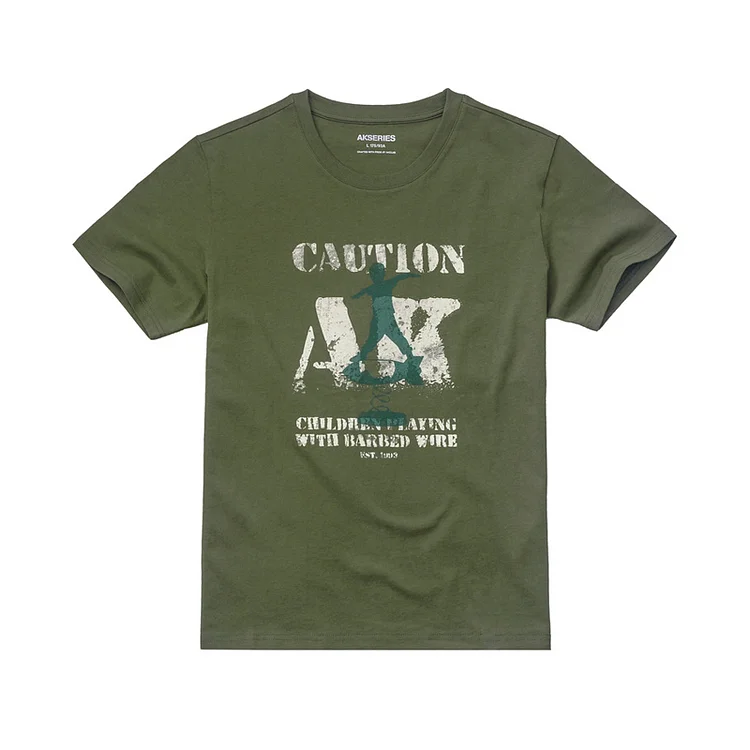 TIMSMEN Vintage Graphic Cotton Crew Neck Casual T-Shirt