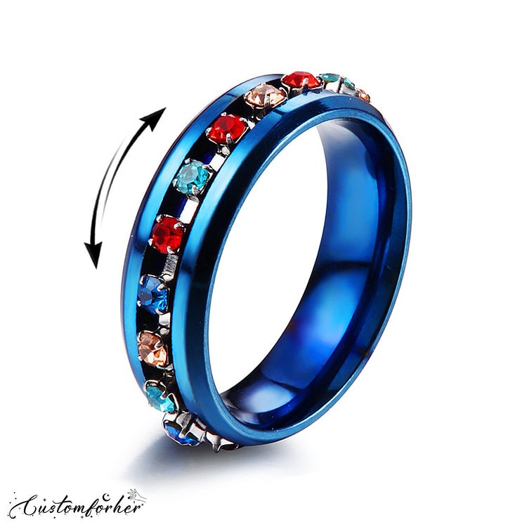 Gypsophila Diamond Chain Turning Ring
