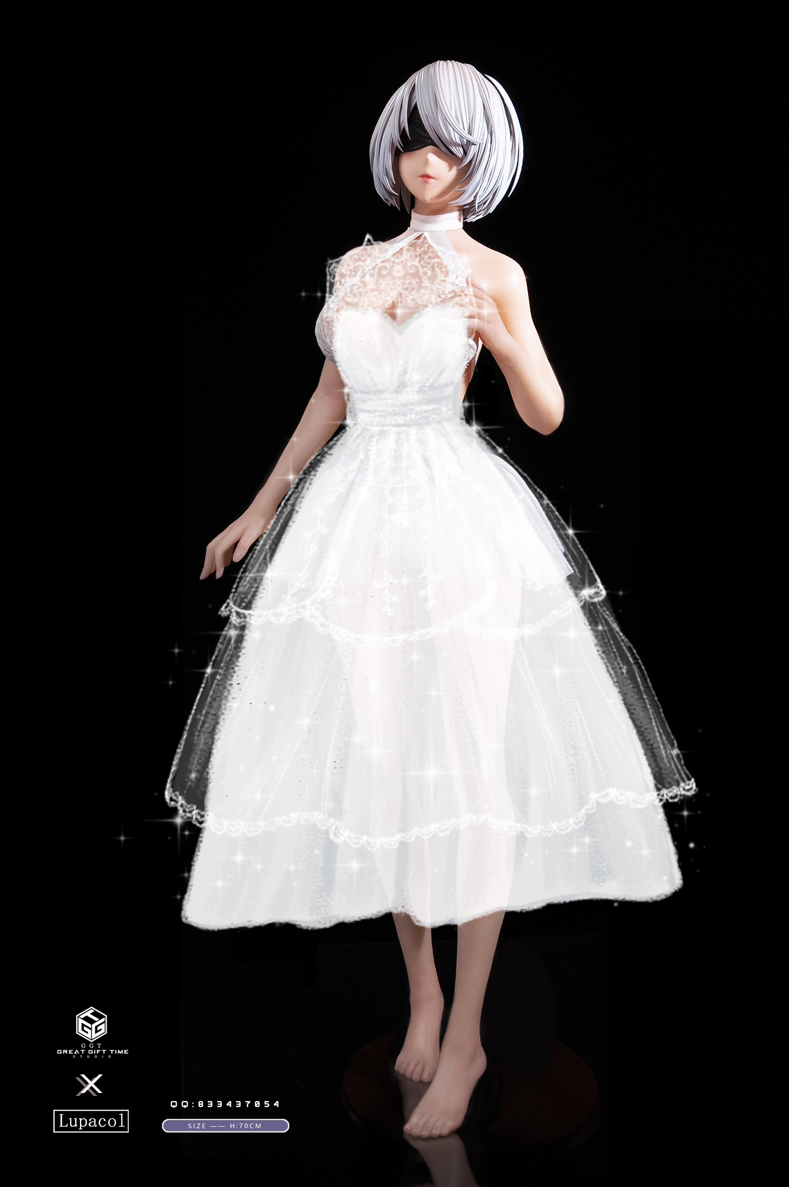 Lupacol Studio - NieR:Automata - Wedding dress 2B Action Figure