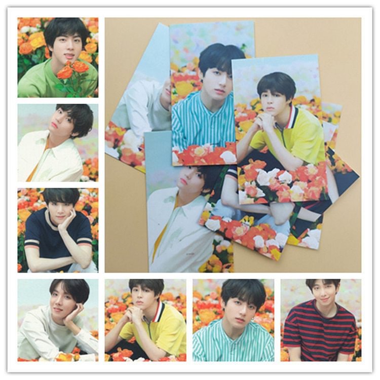 BTS Photocards Map of the Soul Polaroid Photocard set of 7