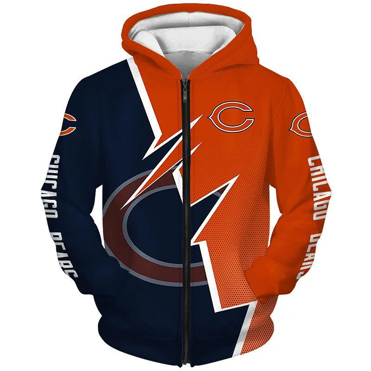 Chicago Bears Limited Edition Zip-Up Hoodie