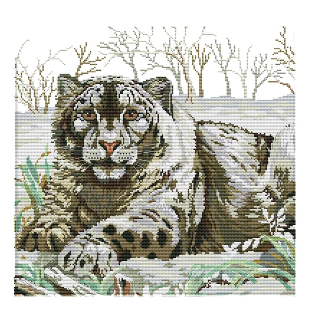 White Tiger In The Snow - 14CT Stamped Cross Stitch - 44*42cm, 501 Original
White Tiger In The Snow - 14CT Stamped Cross Stitch - 44*42cm, 501 Original