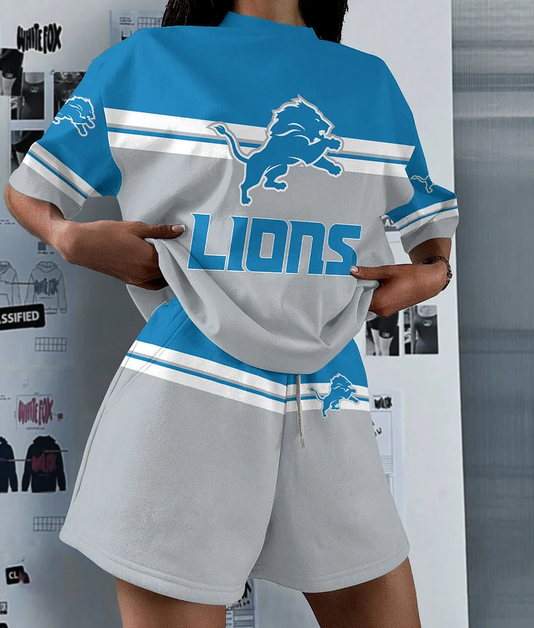 Detroit Lions Limited Edition Top And Shorts Two-Piece Suits