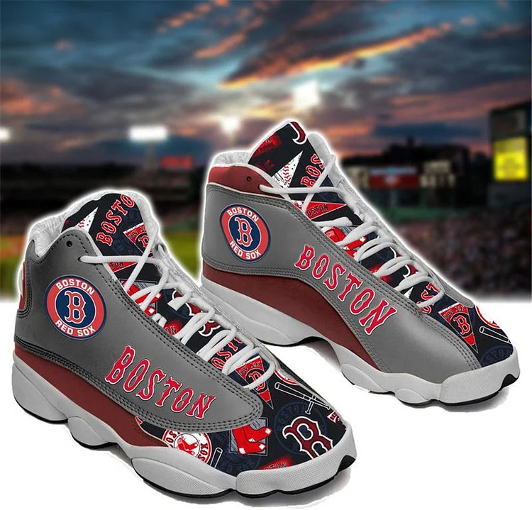 Boston Red Sox Printed Unisex Basketball Shoes
