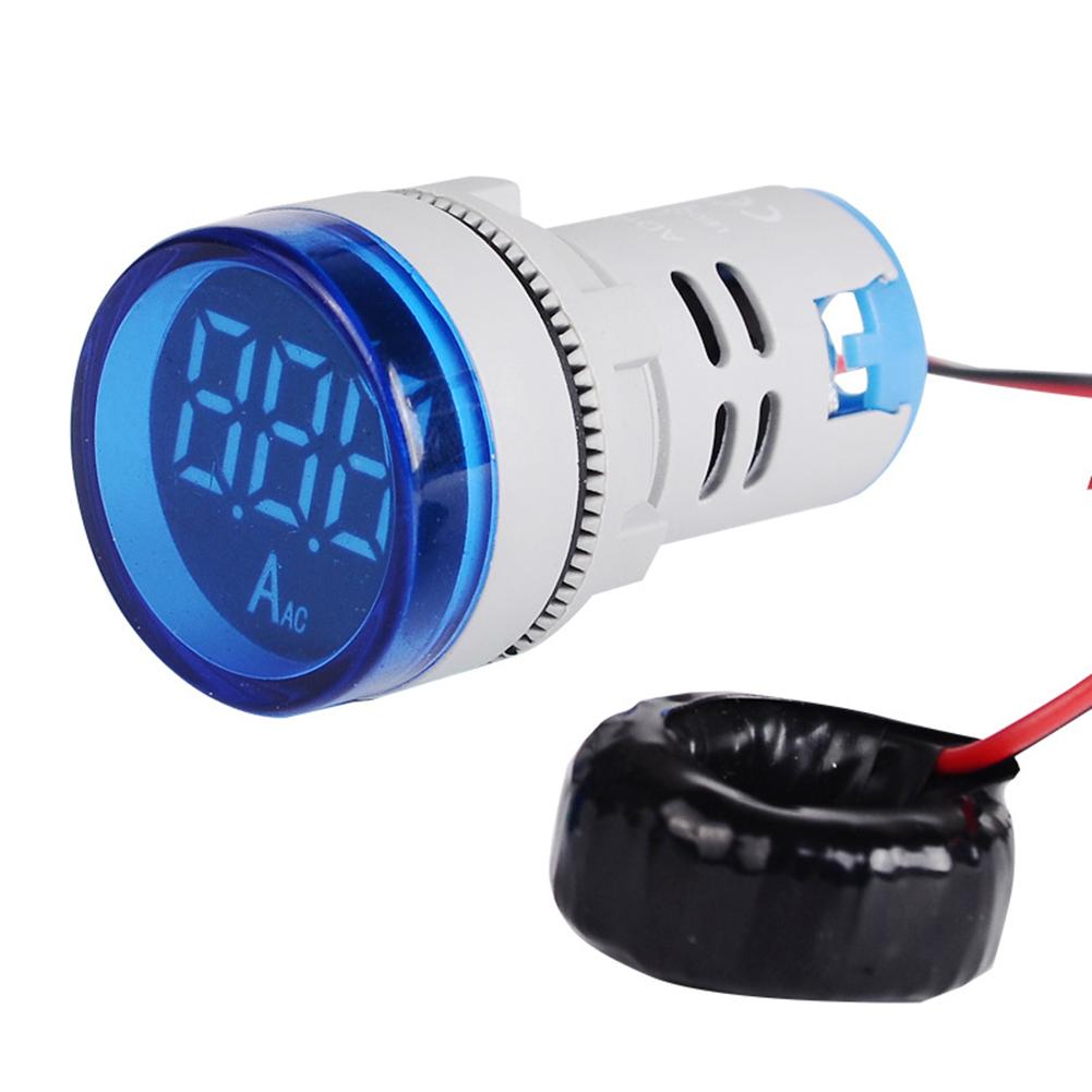 0-100A AC Round LED Digital Display Ampermeter Signal Current Indicator, Blue, 501 Original
0-100A AC Round LED Digital Display Ampermeter Signal Current Indicator, Blue, 501 Original