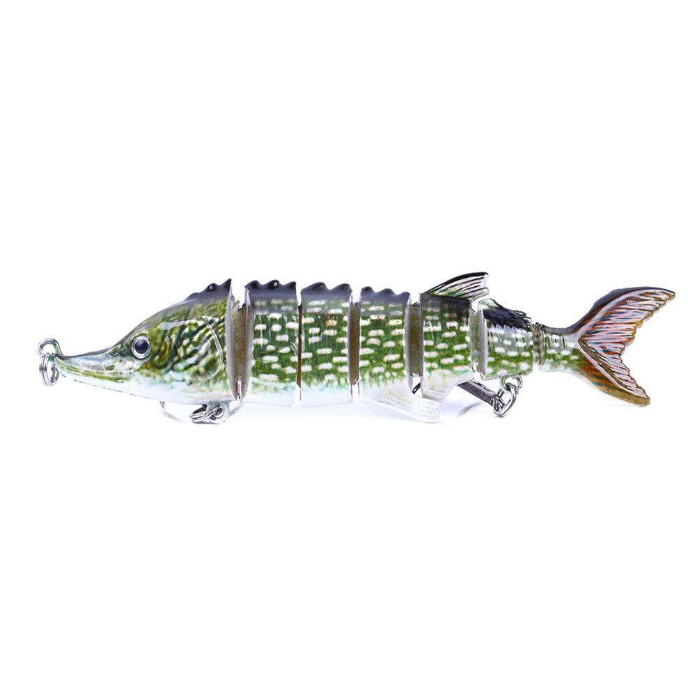 Multi-Jointed Artificial Swimbaits Fishing Lure Lifelike Crankbait (Green, 501 Original
Multi-Jointed Artificial Swimbaits Fishing Lure Lifelike Crankbait (Green, 501 Original
