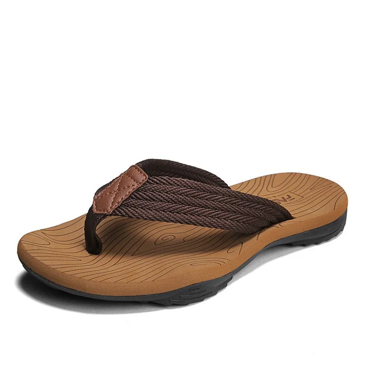 Men‘s Orthopedic Sandals  Wide Width Comfy Flat Sporty Flip-flops Trendy Summer