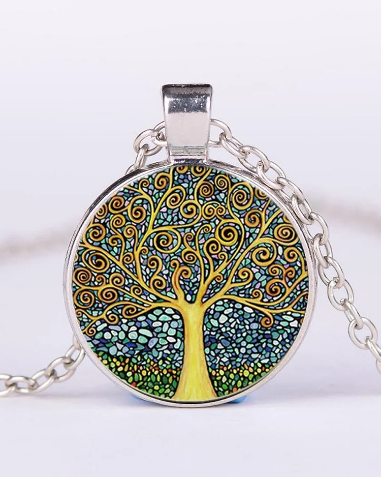 Tree of Life Time Vintage Necklace