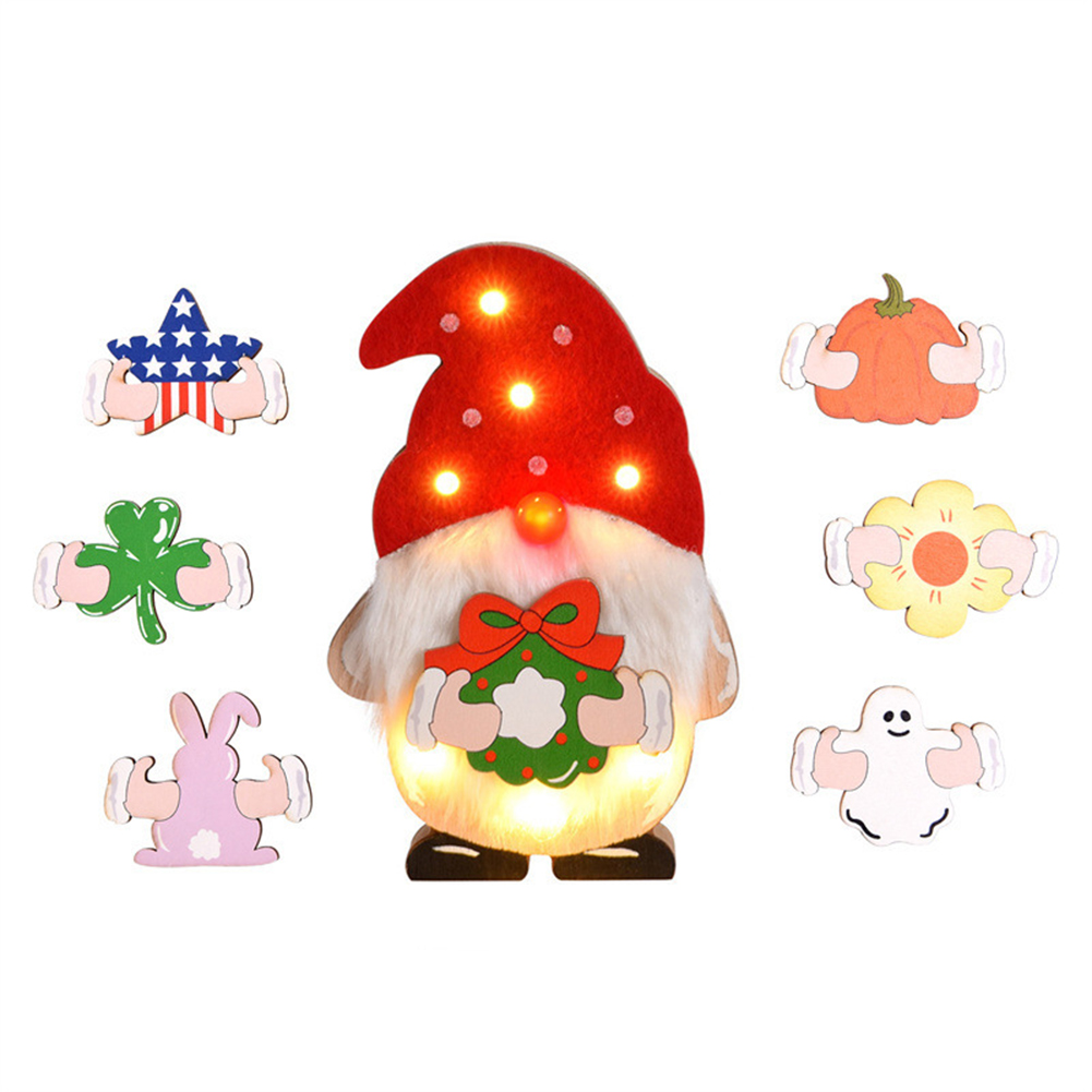 Wooden Magnet Luminous Faceless Man Warm Night Lighting Christmas Ornaments, 501 Original
Wooden Magnet Luminous Faceless Man Warm Night Lighting Christmas Ornaments, 501 Original