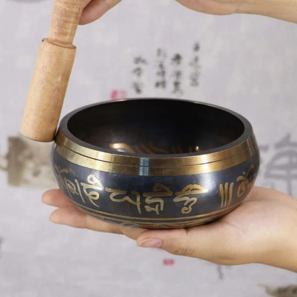 Tibetan Meditation Bowl for Healing and Mindfulness Singing Bowl