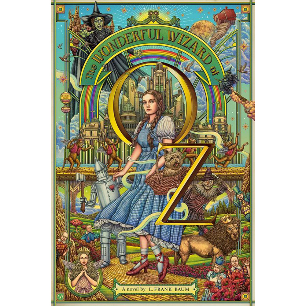 Wizard Of Oz Poster 40*60CM(Canvas) Full Round Drill Diamond Painting