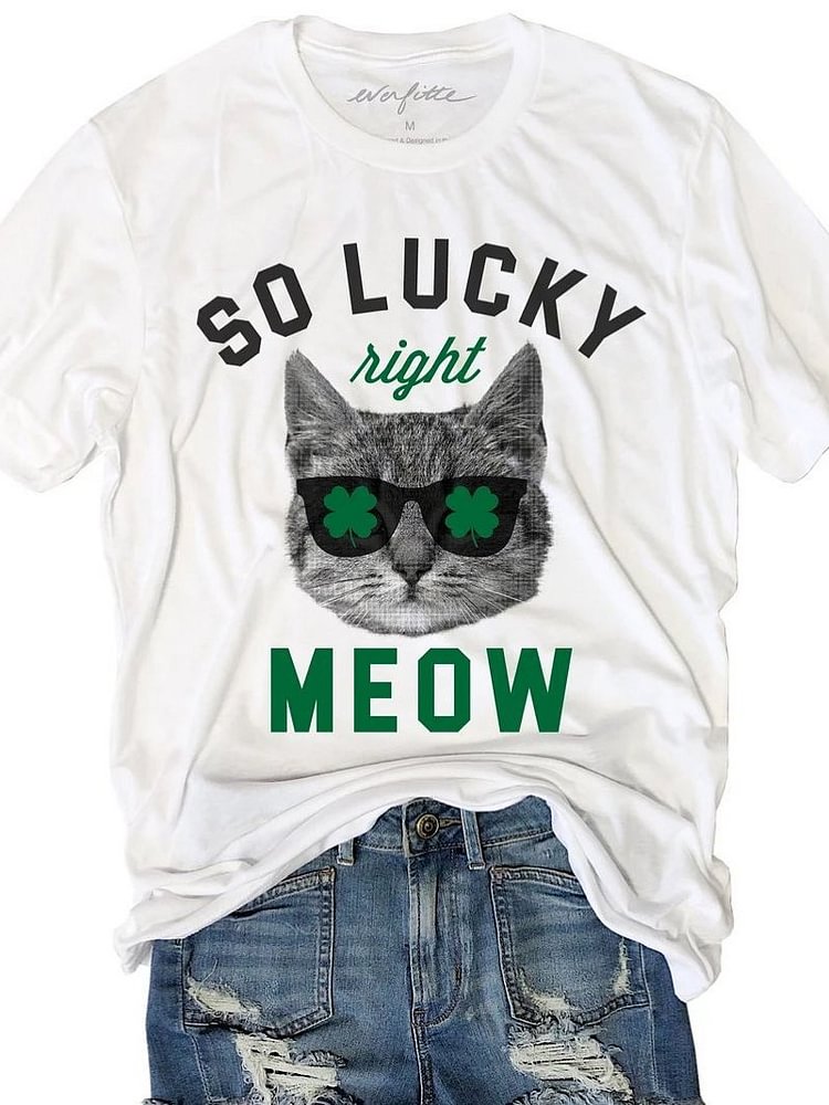 Bestdealfriday Cat Tee