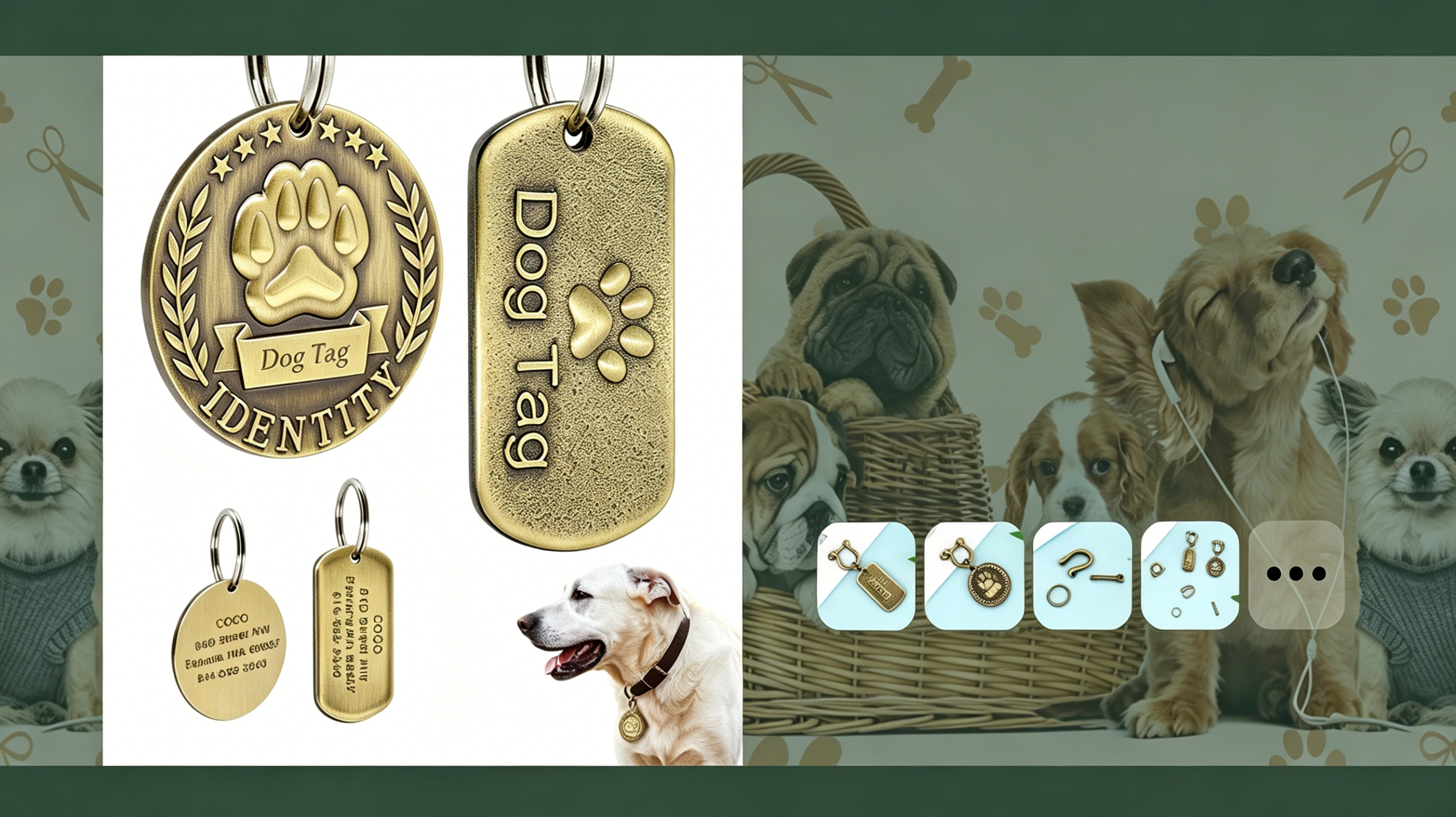 Personalized Pet Identity Tags
