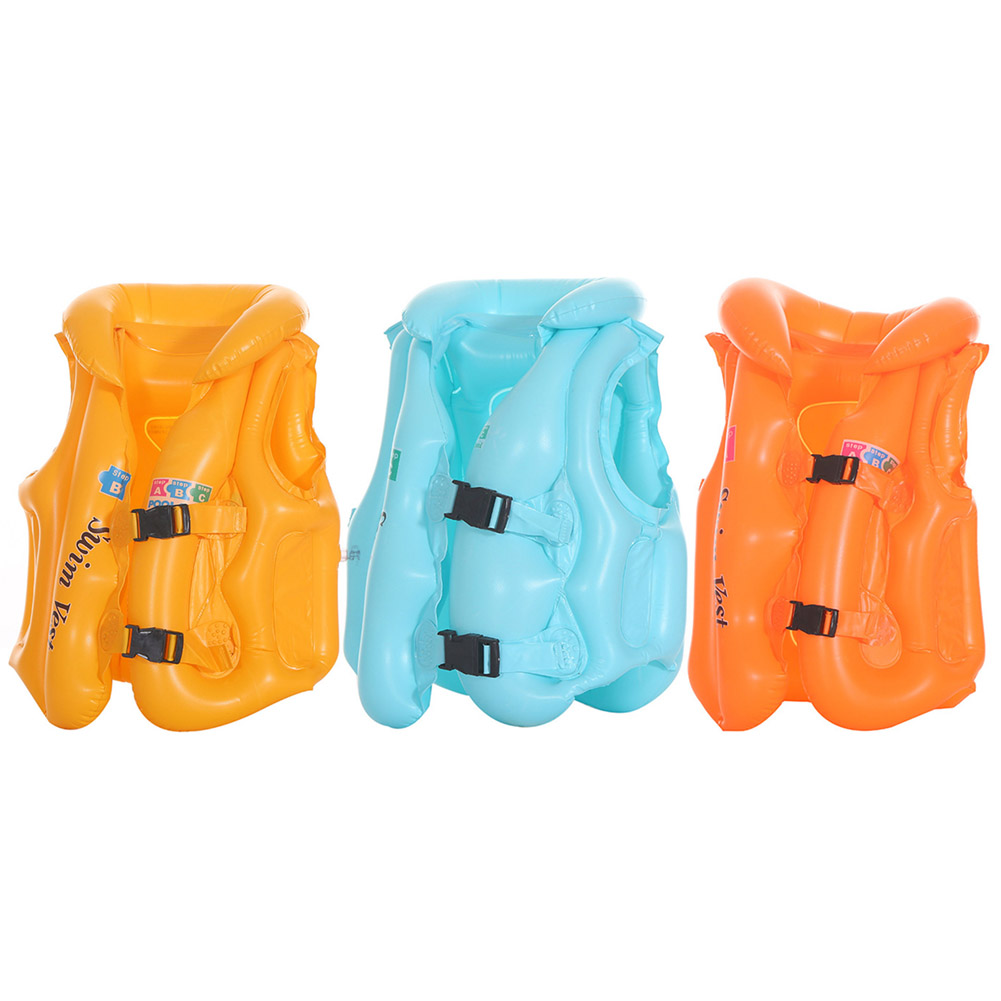 Kids Inflatable Swimsuit Life Jacket Floating Buoy Swimming Vest, Yellow, 501 Original
Kids Inflatable Swimsuit Life Jacket Floating Buoy Swimming Vest, Yellow, 501 Original