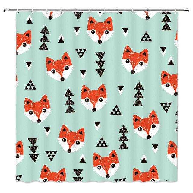 Shower Curtain – Fox-180*180cm, 501 Original 
Shower Curtain – Fox-180*180cm, 501 Original