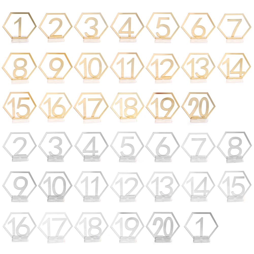 Mirror Wedding Seat Card Hexagon Table Number Signs for Birthday Decoration, Gold, 501 Original
Mirror Wedding Seat Card Hexagon Table Number Signs for Birthday Decoration, Gold, 501 Original
