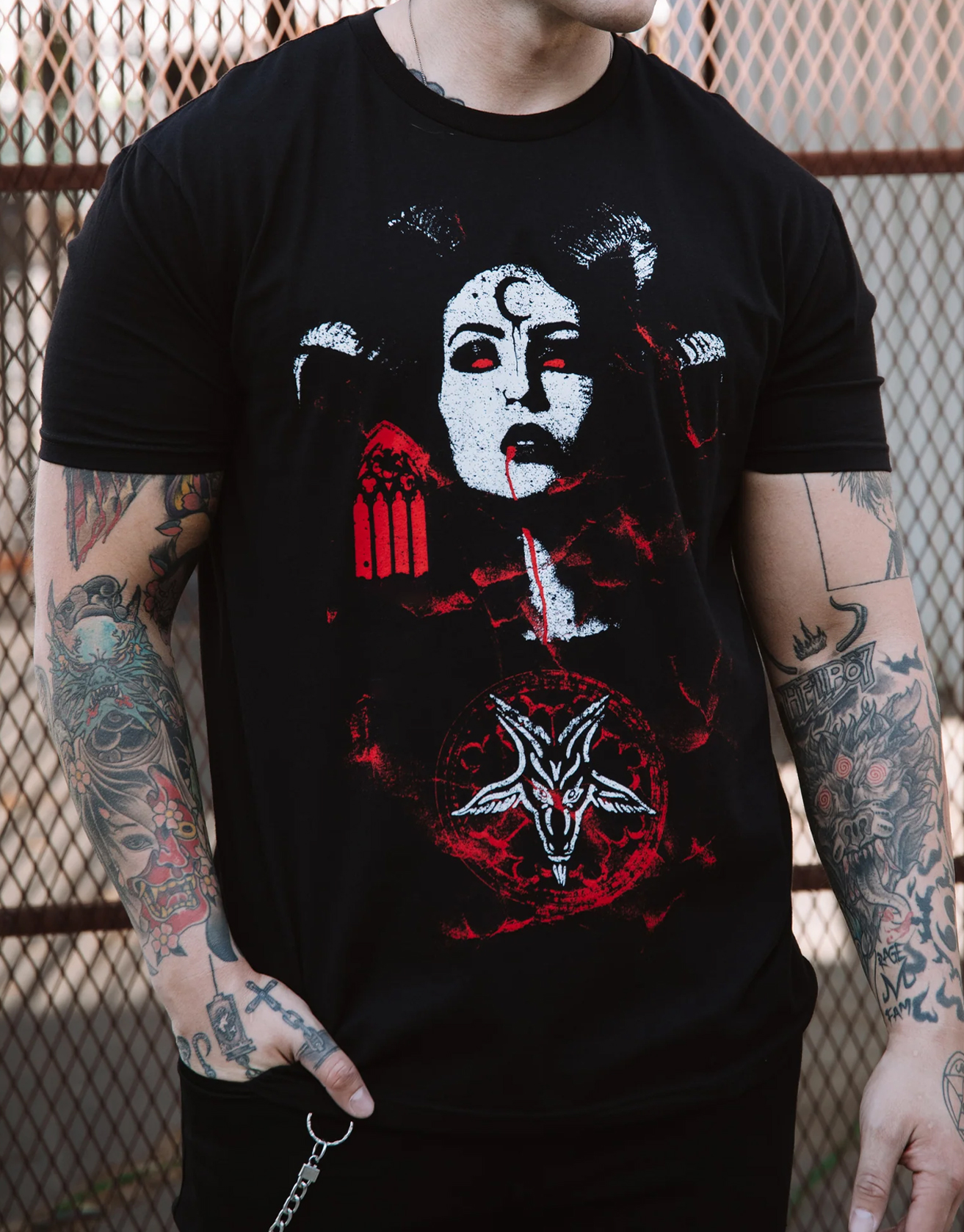 Satan Oversize T-shirt / TECHWEAR CLUB / Techwear